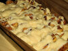 Ciasto dro�d�owe z jab�kami, budyniem i kruszonk�