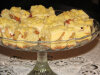 Ciasto dro�d�owe z jab�kami, budyniem i kruszonk�