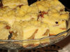 Ciasto dro�d�owe z jab�kami, budyniem i kruszonk�