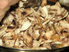 Makaron z sosem pieczarkowym
