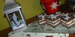 Sernik na makowo-jab�kowym cie�cie