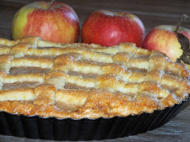 Zdjęcie potrawy Ciasto jabłkowo-dyniowe w krucho-maślanym cieście