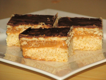 Zdjęcie potrawy Kruche ciasto z karmelem i herbatnikami