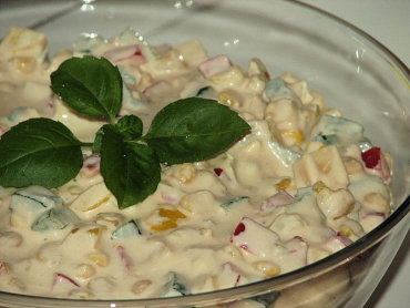 Zdjęcie potrawy Paprykowo-serowa sałatka