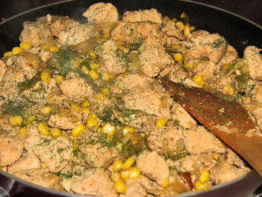Zdjęcie potrawy Potrawka z indyka i kukurydzy