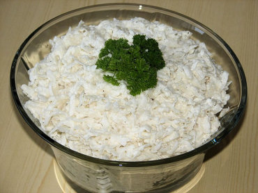 Zdjęcie potrawy Surówka z białej i czarnej rzepy