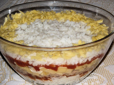 Zdjęcie potrawy Szybka sałatka z ryżem