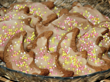 Zdjęcie potrawy Kakaowo-orzechowe ciasteczka w cytrynowym lukrze