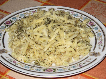 Zdjęcie potrawy Czosnkowy makaron z serem