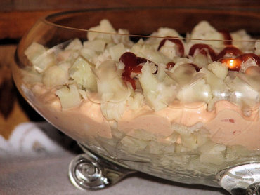 Zdjęcie potrawy Szybka sałatka warstwowa z kalafiorem