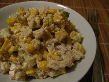 Zdjęcie potrawy Sałatka ryżowa z tuńczykiem