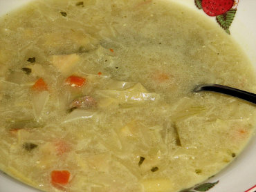 Zdjęcie potrawy Zupa jarzynowa z dodatkiem białej kapusty