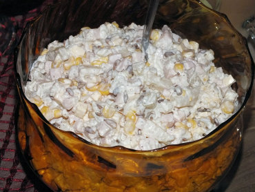 Zdjęcie potrawy Sałatka ryżowa z prażonym słonecznikiem