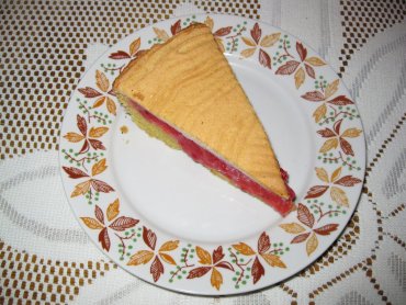 Zdjęcie potrawy Kruche ciasto z czerwonymi porzeczkami