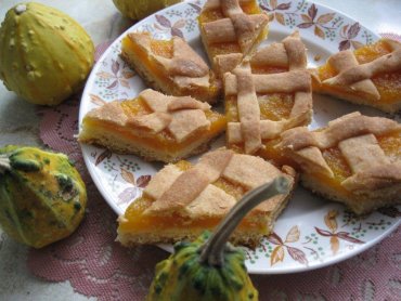 Zdjęcie potrawy Kruche ciasto z dynią i nutką pomarańczy