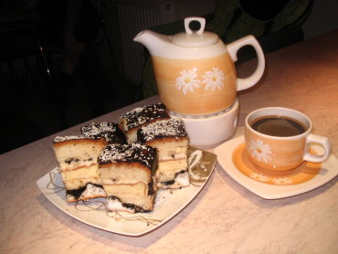 Zdjęcie potrawy Ciasto z kawą i wkładką serową