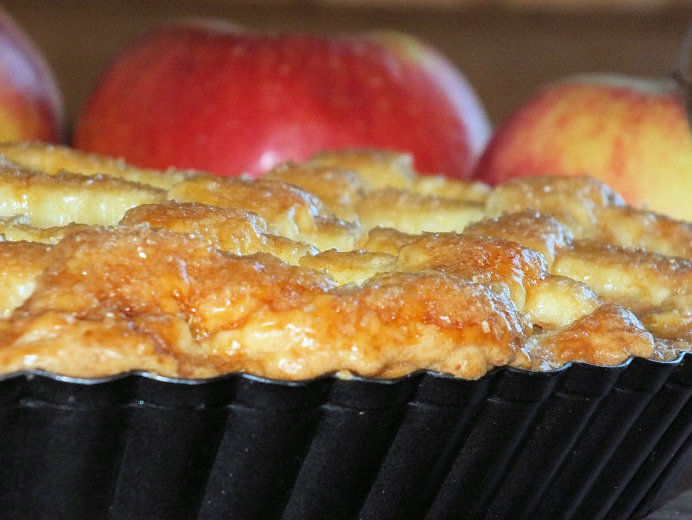 Ciasto jabłkowo-dyniowe w krucho-maślanym cieście - zdjęcie 3