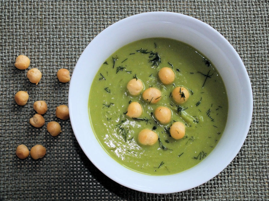 Błyskawiczna zupa krem z zielonego groszku - zdjęcie 3