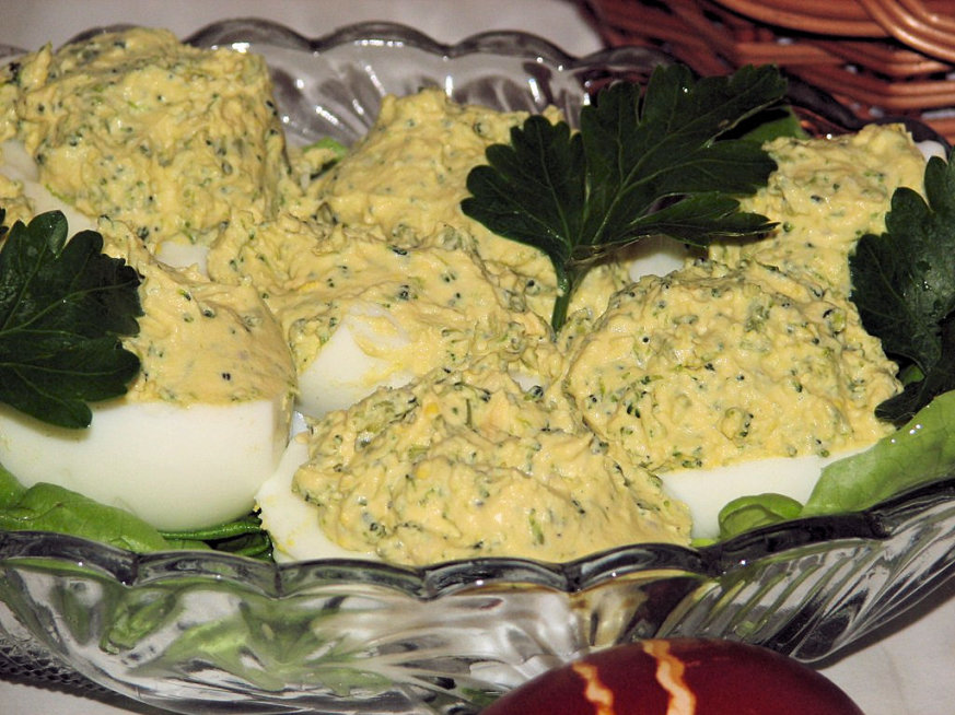 Jajka faszerowane brokułem - zdjęcie 3