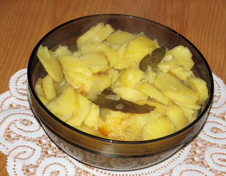 Pieczone ziemniaki wigilijne