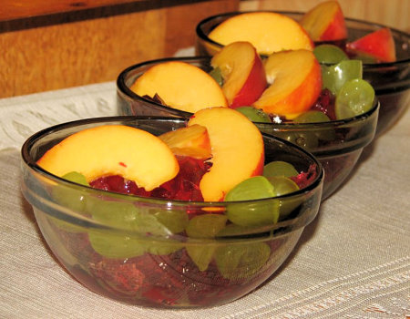 Deser - galaretka z owocami