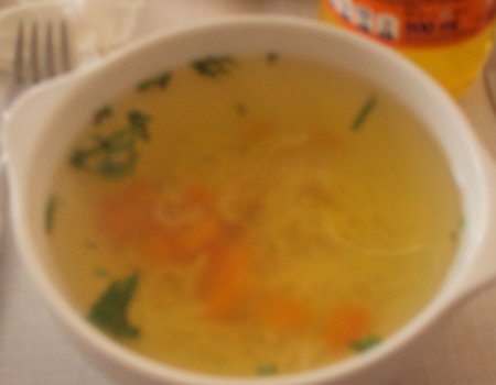 Rosół z makaronem z zupek chińskich