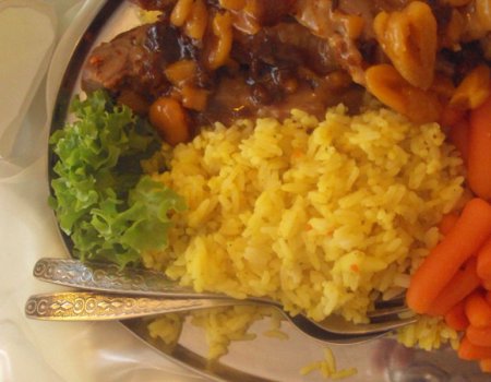 Żółty ryż do dań mięsnych