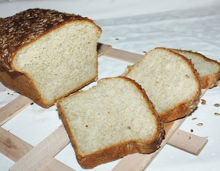 Chleb żytni ze słonecznikiem na zakwasie