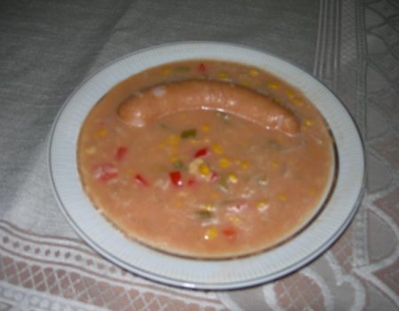 Zupa kukurydziano-selerowa