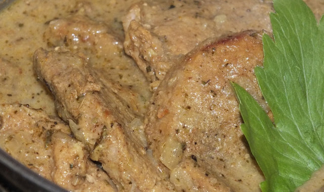 Łopatka wieprzowa w sosie curry