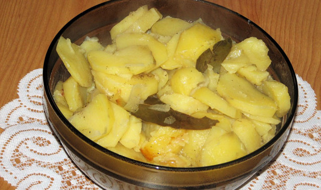 Pieczone ziemniaki wigilijne