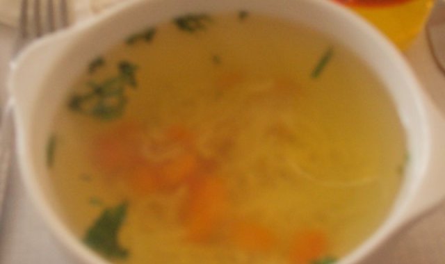 Rosół z makaronem z zupek chińskich