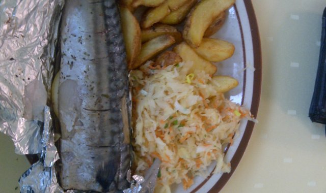 Makrela z ziemniakami