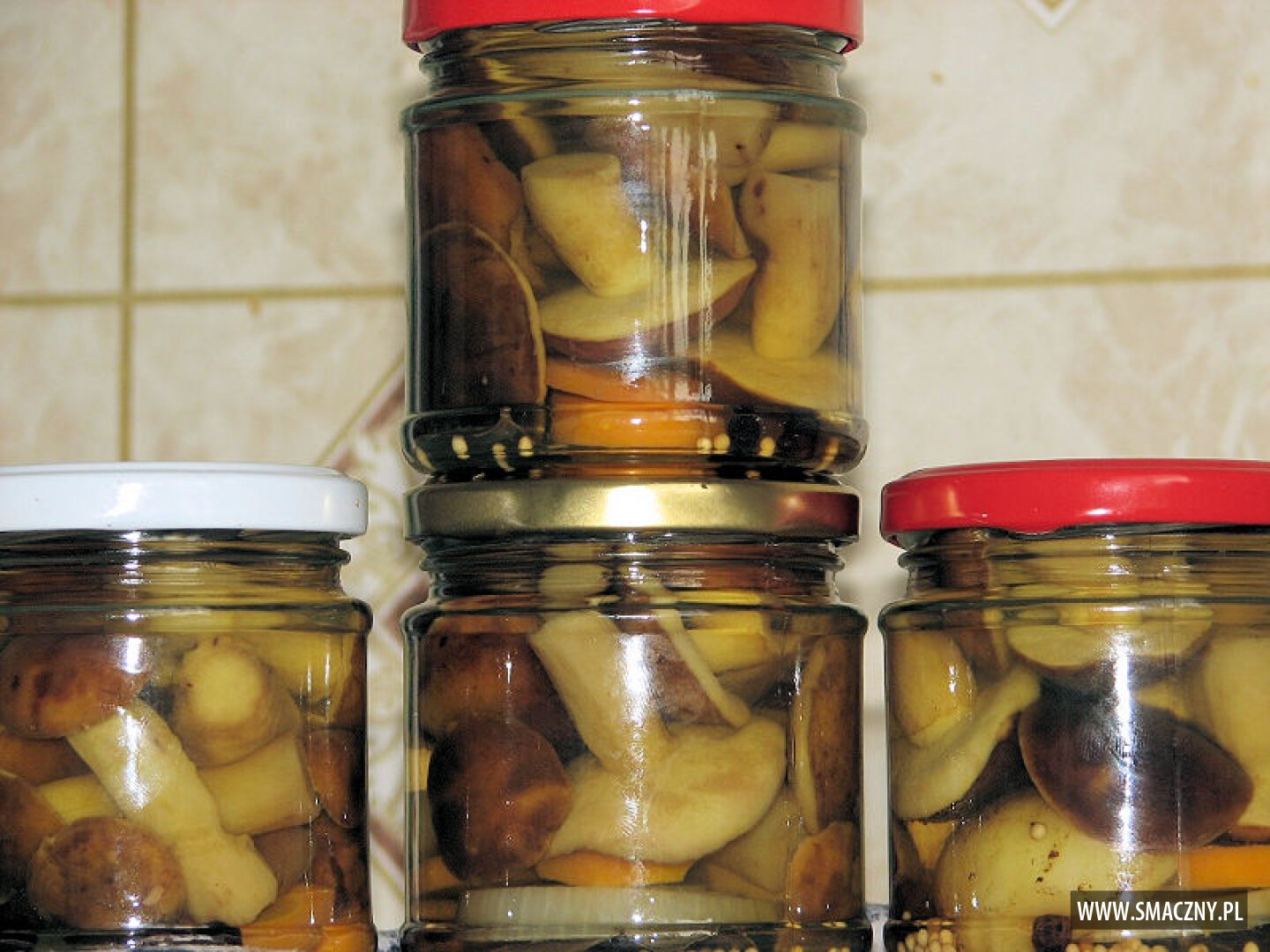 Grzyby marynowane Przepisy kulinarne Przetwory