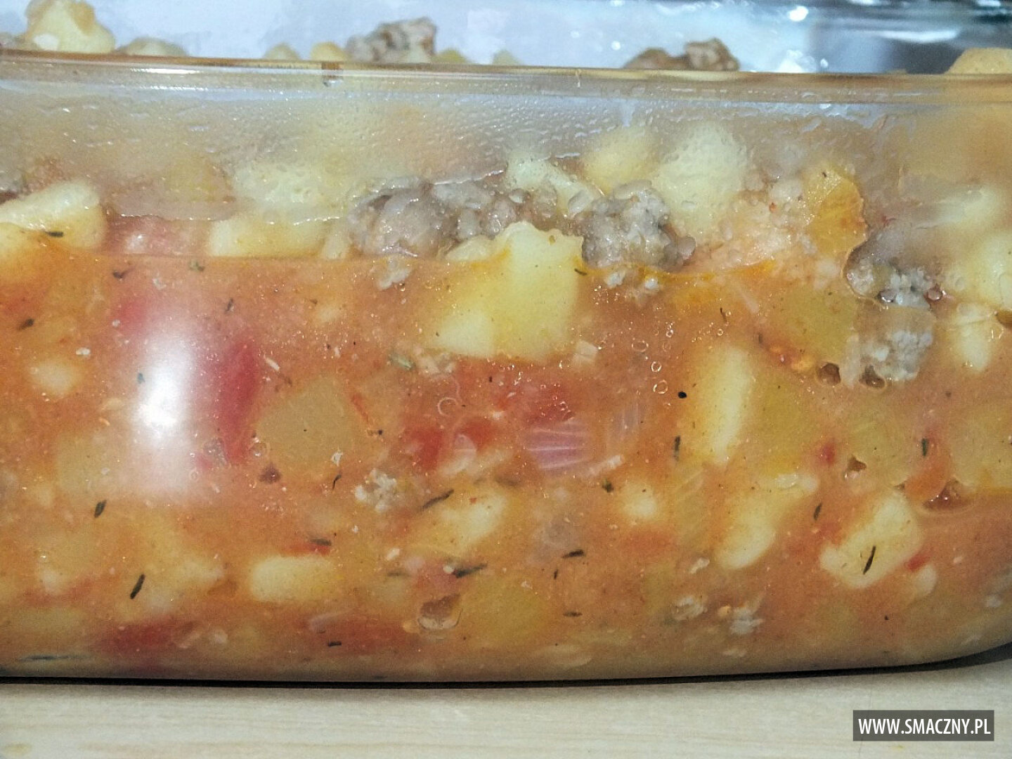 Zapiekanka ziemniaczana z dynią i mielonym mięsem - Przepisy kulinar