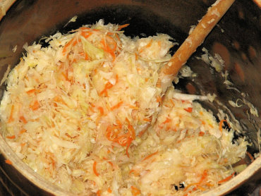 Zdjęcie potrawy Kapusta kiszona z marchewką i kminkiem