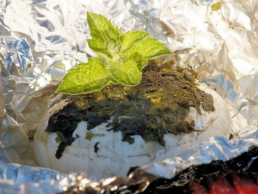 Zdjęcie potrawy Miętowy camembert z grilla