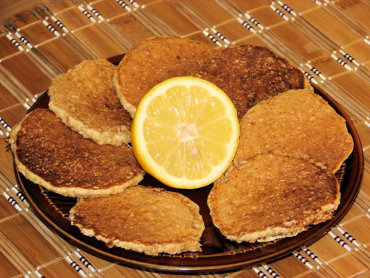 Zdjęcie potrawy Otrębowe placki z nutką cytryny