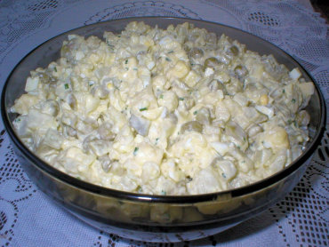 Zdjęcie potrawy Sałatka jajeczna z kalafiorem
