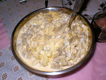 Zdjęcie potrawy Sałatka z jajek i selera