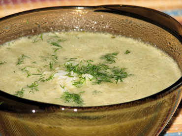 Zdjęcie potrawy Szczawiowa z ryżem i koperkiem