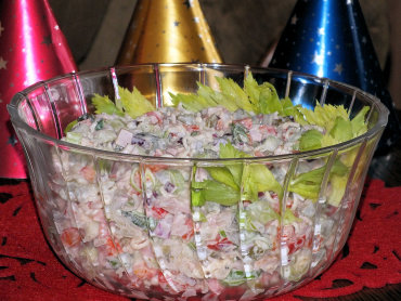 Zdjęcie potrawy Chrupiąca sałatka na sylwestrowe przyjęcie