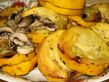 Zdjęcie potrawy Cukinia z pieczarkami z grilla