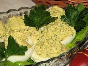 Zdjęcie potrawy Jajka faszerowane brokułem