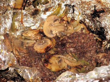 Zdjęcie potrawy Kaszanka z pieczarkami z grilla
