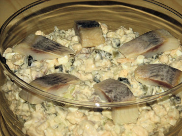 Zdjęcie potrawy Kaszubska sałatka śledziowa