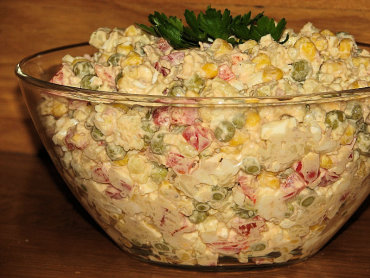 Zdjęcie potrawy Kolorowa sałatka z tuńczyka