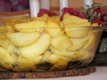 Zdjęcie potrawy Pieczone ziemniaki na wigilijny stół