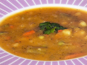 Zdjęcie potrawy Przepyszna zupa jarzynowa zagęszczona dynią