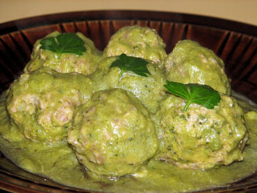 Zdjęcie potrawy Pulpeciki mięsno-brokułowe w zielonym sosie